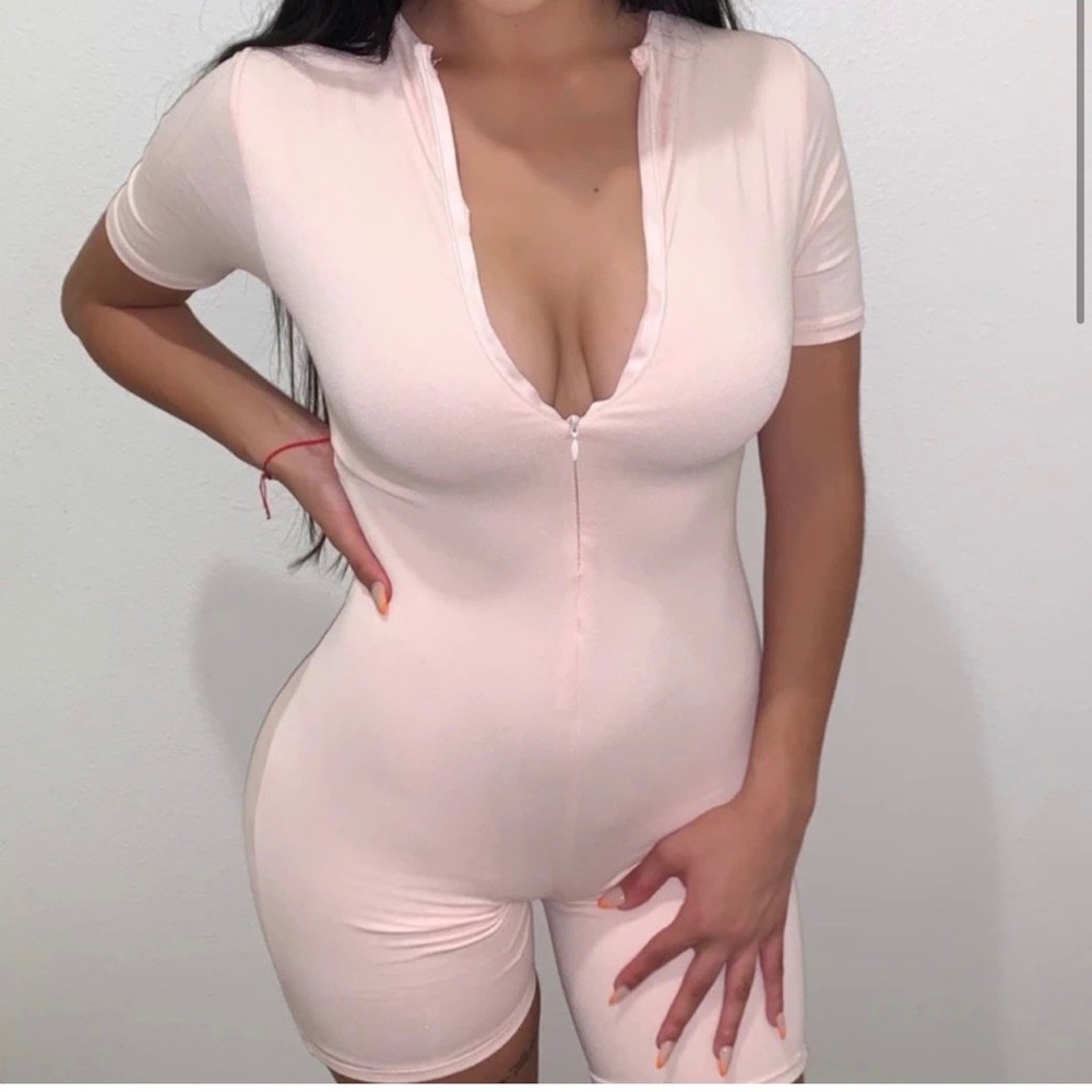 Ootdfash Short Sleeve Reversible Jumpsuit